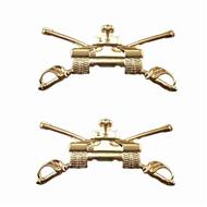 Armored Cavalry Pin - Gold